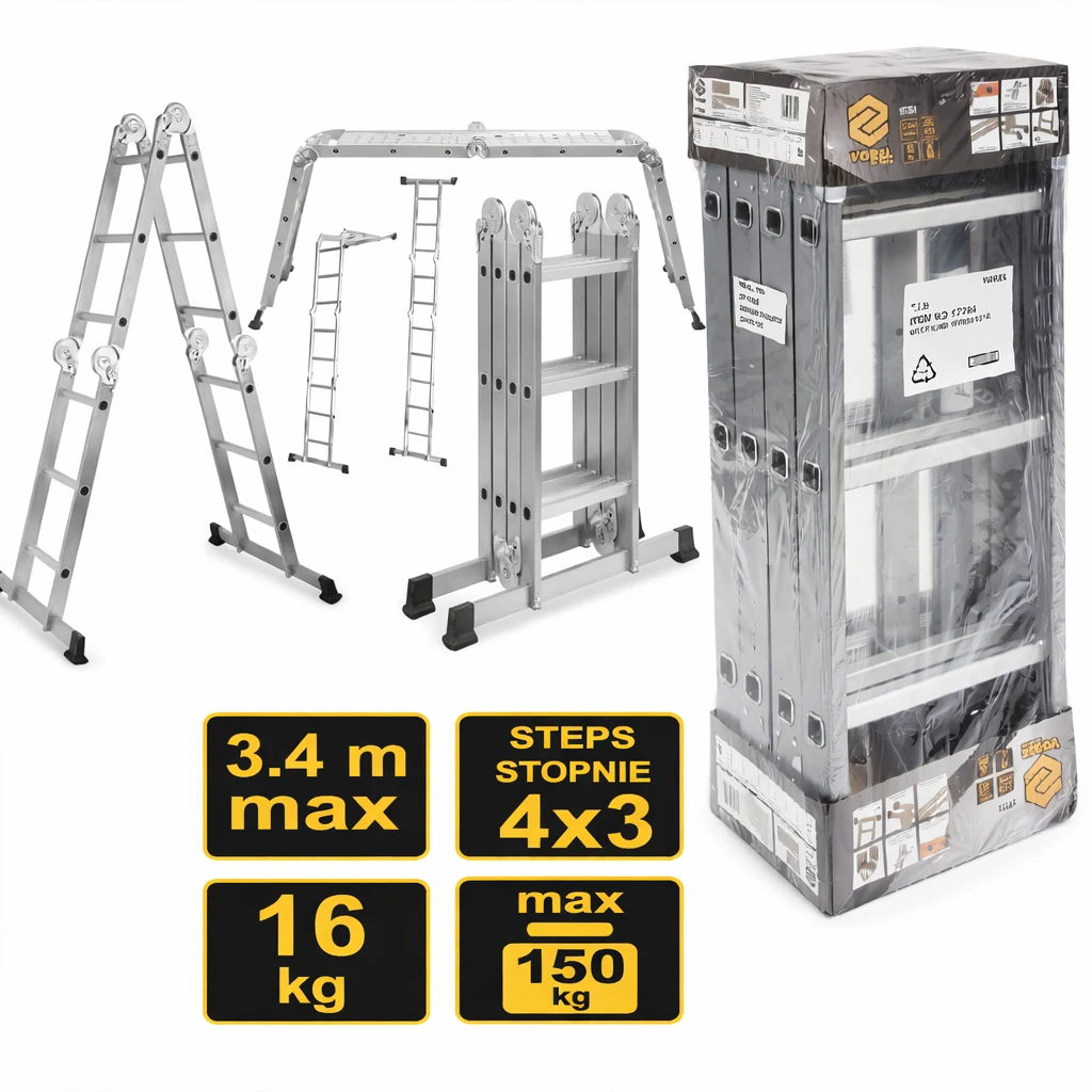 سلام العجيب المنيوم  3 × 4 عدد 5 حركات بولندي